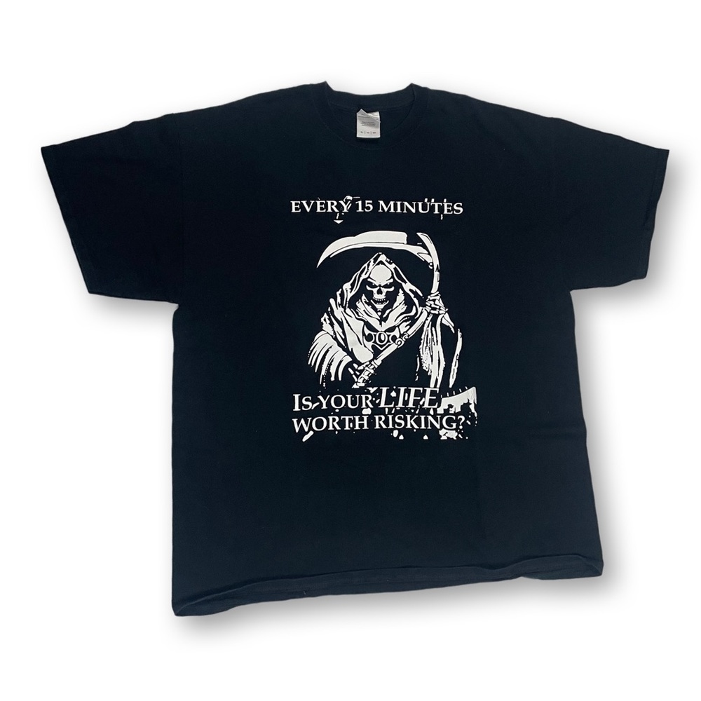 Grunge Grim Reaper CHP T shirt size XL very rare